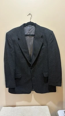 Gianfranco Ruffini Blazer Mens 42R Cashmere Blend Sport Coat Italy Houndstooth - Image 1 of 4