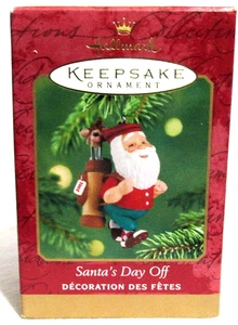 #33 - 2001 Hallmark Keepsake Ornament "Santa's Day Off" - Picture 1 of 4