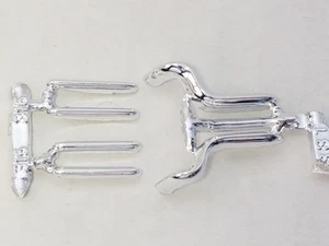 1950 Ford Convertible CUSTOM BUMPERETTES & NERF BARS from AMT 1:25 Model Kit 50 - Picture 1 of 10