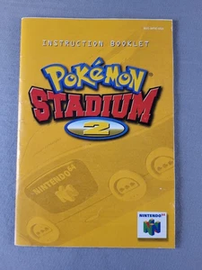 Pokemon Stadium 2, Nintendo 64, Manual Only! - Picture 1 of 2