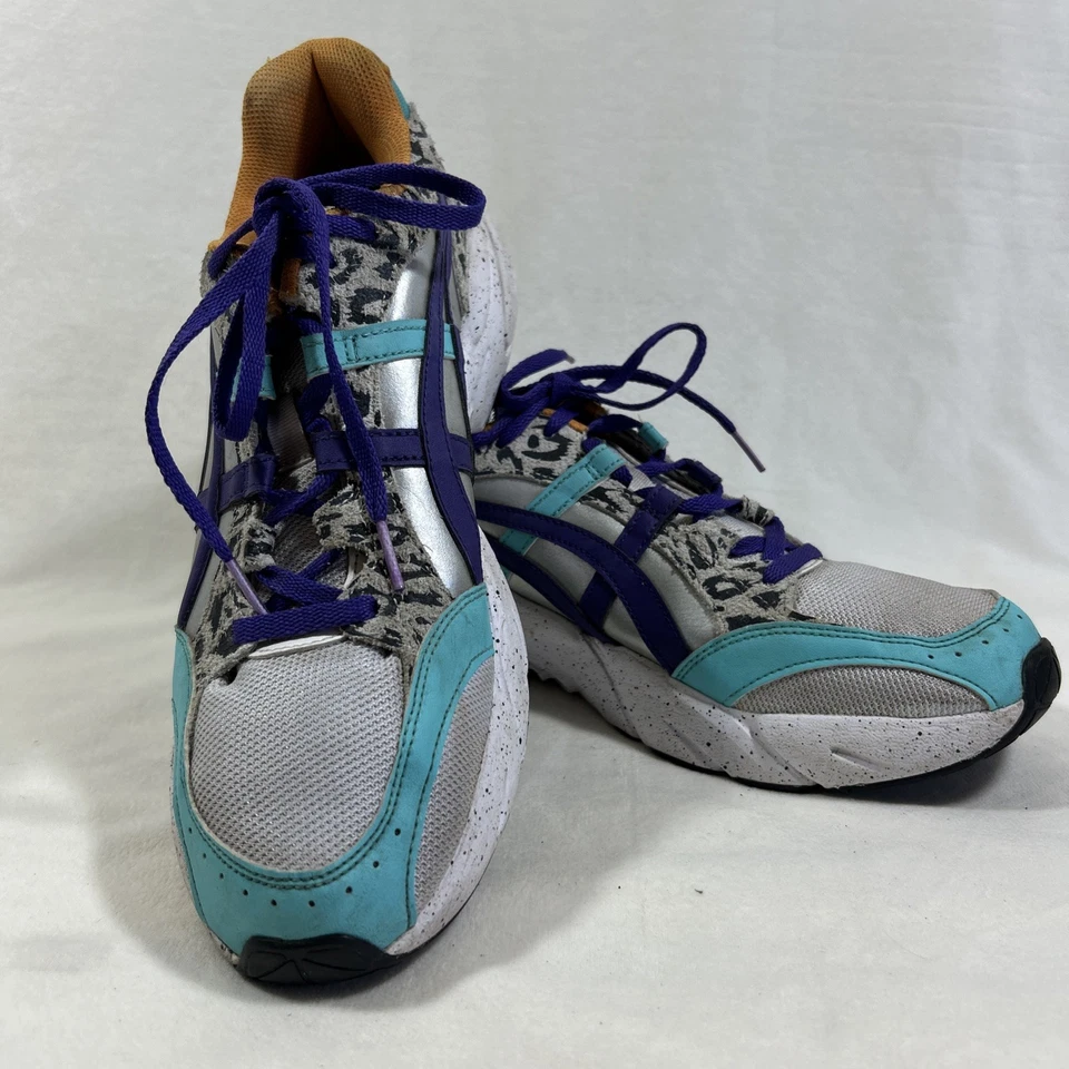 Asics Mens US 10.5 Gel BND Zebra Print shoes Running sneakers 1021A248 Preowned - Image 1 of 4