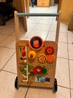 Playtive Holz Lauflernwagen mit Motorikspielboard für 1–2 Jahre. Wie neu!