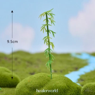 30PC HO/OO Scale Model Railroads Bamboo Trees DIY Forest Plants Scenery - Image 1 of 3
