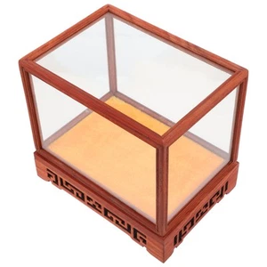 Glass Man Mini Figure Display Case Dome for Figurine - Zdjęcie 1 z 12