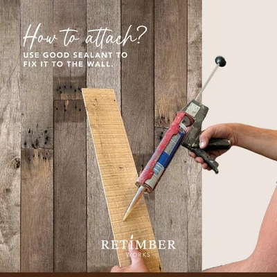 Reclaimed Wood Wall Panelling / Wall Cladding Panels - 100% Old Wood! - Image 1 of 4