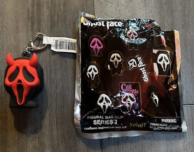 Borsa Fantasma Face Figura Clip Serie 1 Esclusiva A. RARO Spirito Esclusivo Halloween - Immagine 1 di 4