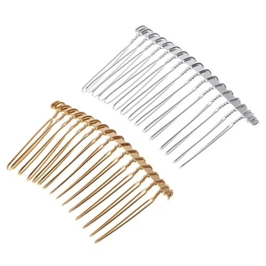Hair Clip Comb for Girl Women Jewellery Making Supplies Wedding Decorative - Picture 1 of 10