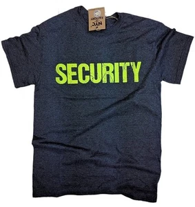 Camiseta de seguridad gris carbón para hombre camiseta de neón evento del personal - Imagen 1 de 8