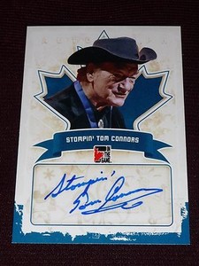 2010-11 ITG Canadiana Stompin' Tom Connors Autograph "The Hockey Song" Blue /50 