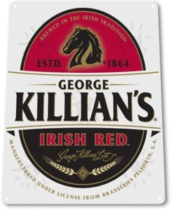 Killians Irish Red Beer Logo 1864 Distressed Retro Wanddeko Metall Blechschild Neu - Bild 1 von 4