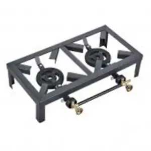 Cast Iron LPG Gas Burner Boiling Ring Catering Stove Camping Propane Double SGB - Picture 1 of 3