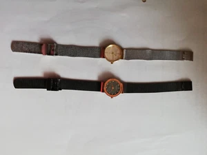 Skagen Damenuhr im 2erSet, Zweizeiger Uhrwerk, Stahl Quarz, 1x silber 1 x braun - Bild 1 von 3