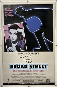 GIVE MY REGARDS TO BROAD STREET Original One Sheet Movie Poster - 1984 - ROLLED! - Picture 1 of 7
