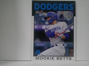 2021 Topps 1986 Topps 35th Anniversary #86B-13 Mookie Betts Los Angeles Dodgers - Picture 1 of 2