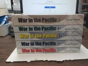 Signed WAR IN THE PACIFIC SET OF 5 BOOKS; VOLUMES 1, 2,3, 4, 5 JEROME T. HAGEN - Picture 1 of 10