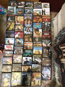 Popular Movie DVDs Neeson Cruise Willis Ford Jackman Bullock Smith And More - Bild 1 von 3