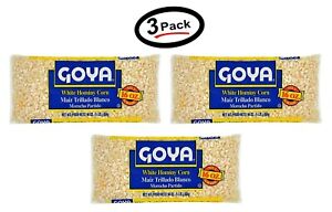 (3 Pack) Goya Foods White Hominy Corn, 16 Oz - Best Seller - Free Shipping - New