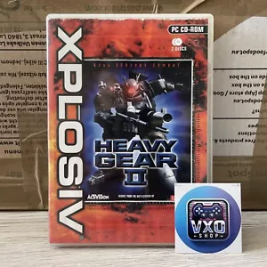 HEAVY GEAR II 2 - PC CD-ROM - VIDEOGIOCO UFFICIALE OTTIMO STATO XPLOSIV GUERRA - Foto 1 di 3