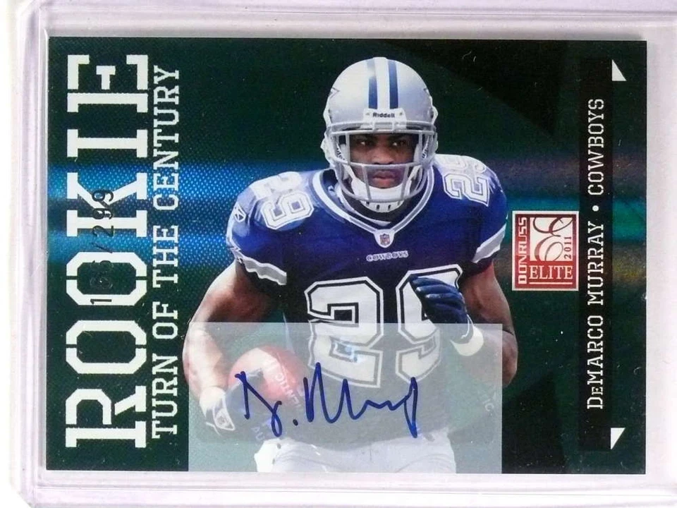 2011 Donruss Elite Turn OF Century Demarco Murray autograph rc #D166/299 - Image 1 of 1