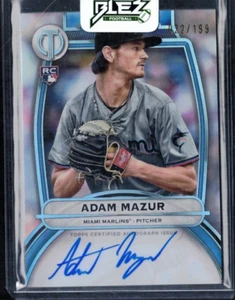 Adam Mazur 2025 Topps Tribute Rookie Autograph Marlins RC Auto /199 - Bild 1 von 2