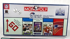 Monopoly New England Patriots Collector's Edition NFL Tom Brady Super Bowl XXXVI - Picture 1 of 10