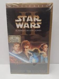PELICULA VHS STAR WARS EPISODIO 2 EL ATAQUE DE LOS CLONES PRECINTADA - Imagen 1 de 10