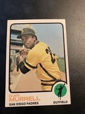 #409 Ivan Murrell San Diego padres￼￼￼￼￼￼￼￼ 1973 topps Baseball Card Cb23