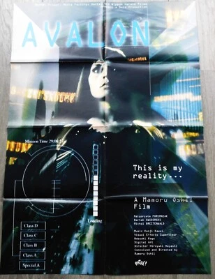 Avalon Affiche ORIG POSTER 68/104 27/41 2001 Mamoru Oshii S281 - Photo 1/4