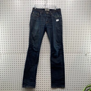 Naked & Famous Selvedge Denim Jeans Mens Fits Size 32x34 Dark Wash - Picture 1 of 17