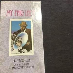 My Fair Lady 25th Anniversary Commemorative Edition CBS Video Club 2 VHS Box Set - Picture 1 of 4