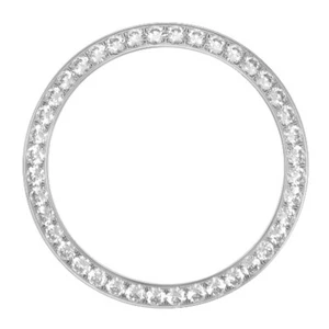 3CT CUBIC ZIRCONIA BEZEL FOR 40MM PRESIDENT DAY DATE WATCH WHITE - Picture 1 of 3