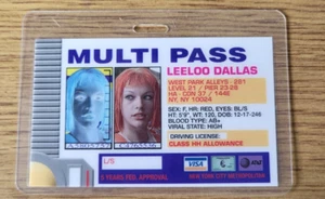 Fifth Element ID Badge -Multi Pass Leeloo Dallas cosplay prop costume - Picture 1 of 2