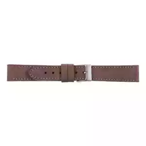 Correa de reloj Nubuk cuero nobuk avellana de Pebro - 14, 16, 18, 20, 22, 24 mm - Imagen 1 de 4