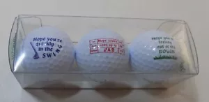 Pelotas de golf Get Well para ocasiones especiales grado profesional EnjoyLife - Swing Par áspero - Imagen 1 de 8