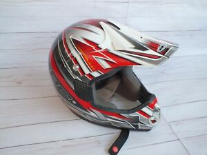 KBC TK-X5 KAT Red/Silver L 59-60 cm MOTORCYCLE Off-Road YOUTH Helmet
