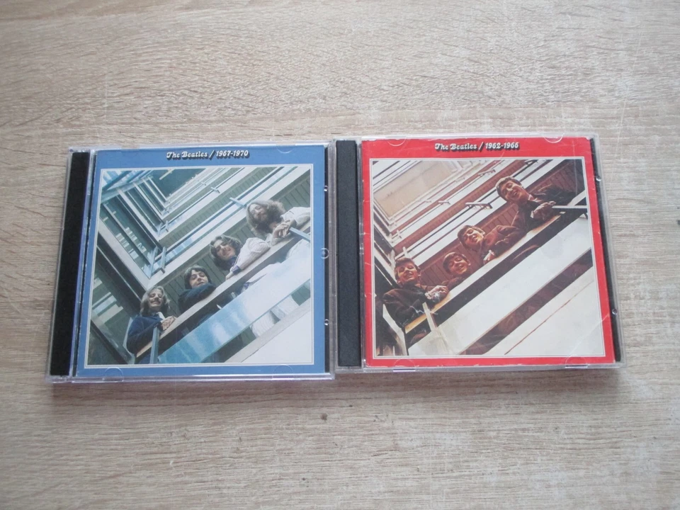 The Beatles 4 CD Musik Sammlung 1962-1966 (Red Album) 1967-1970 (Blue Album) - Bild 1 von 3