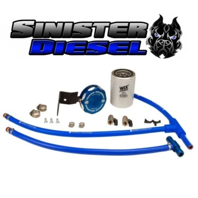 Система фильтрации охлаждающей жидкости Sinister Diesel для Ford F250 F350 6,0 л Powerstroke Diesel - Изображение 1 из 4
