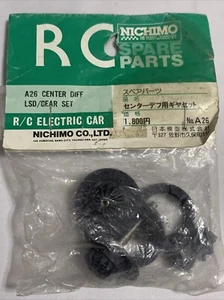 Nichimo RC Repuestos A26 Centro Diff LSD/Juego de Engranajes Nuevo Stock 1/10 Rc Coche Piezas - Imagen 1 de 2