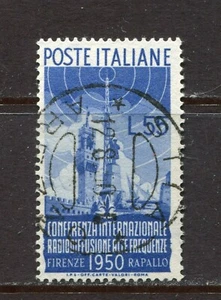 ITALY 1950, INTERNATIONAL SHORTWAVE RADIO CONF. - FLORENCE, Scott 539, V.F. USED - Picture 1 of 1