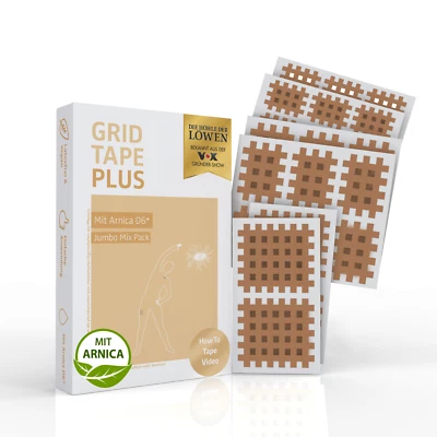 AKTIMED Grid Tape PLUS Mix Arnica D6 Gitterpflaster Akupunkturpflaster Crosstape