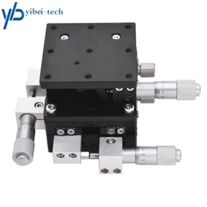 New 60×60mm 3Axis Linear Stage Trimming Platform Bearing Tuning Sliding Table - Picture 1 of 6