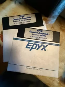 GRAPHICS SCRAPBOOK di Epyx, capitoli 1 e 2, computer Apple II - DISCO 5-1/4" - Foto 1 di 14