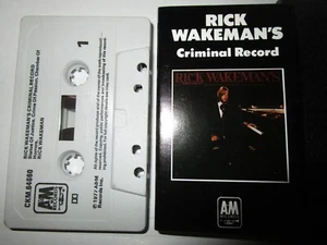Rick Wakeman Rick Wakeman's Criminal Record A&M Rec CKM64660 Tape Cassette Album - Picture 1 of 4