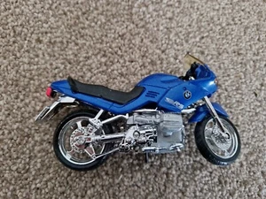 1/18 Maisto Atlas BMW R1100RS Blu Pressofuso Motocicletta Moto Bicicletta - Foto 1 di 2