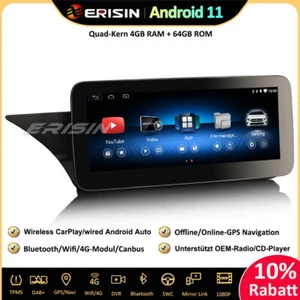10.25" IPS Android 12 Autoradio Navi DAB+CarPlay BT Mercedes E-Klasse W212 NTG - Bild 1 von 12
