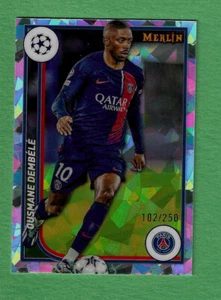 Ousmane Dembele 2023-24 Topps Merlin 94 ATOMIC REFRACTOR /250 PSG France - Picture 1 of 2