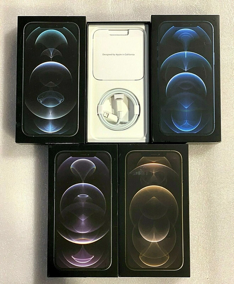 Apple iPhone 12 Pro / Pro Max Original Box with Genuine Lightning to USB-C Cable - Image 1 of 3