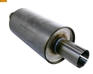 Universalschalldämpfer einflutig m. Stutzen Schallkörper Ø 125mm Eingang Ø 50mm - Afbeelding 1 van 5