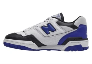 New Balance Sport Pack Team Royal Sneakers White Blue Black BB550HN1 Size 8.5 - Picture 1 of 2