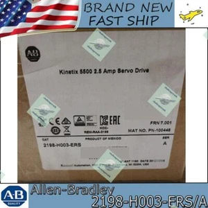 Factory Sealed Allen-Bradley 2198-H003-ERS/A Kinetix 5500 2.5 Amp Servo Drive AB - Bild 1 von 7